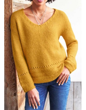 Geltonas megztinis "Ocker"