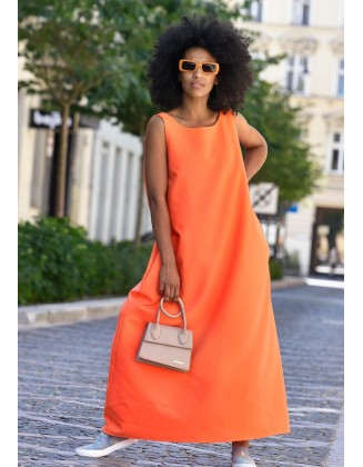 Oranžinė oversize suknelė...
