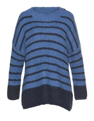 Mėlynas oversize REPLAY megztinis