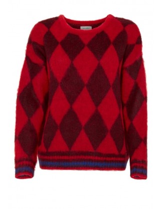 Raudonas Blend She megztinis