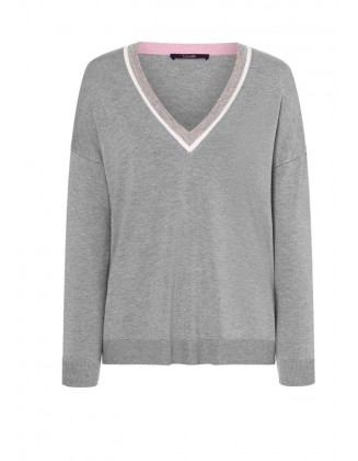Premium klasės pilkas Laurel megztinis