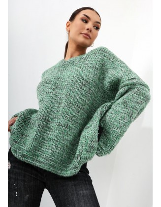 Žalias oversize megztinis...